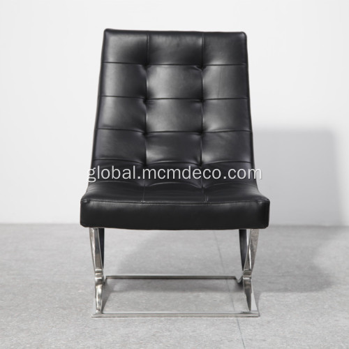 Living Room Leather Lounge Chairs High Back Club Lounge Chair Factory